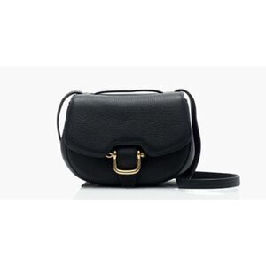 J.Crew Mini Rider bag in Italian leather in Black